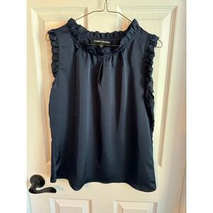 Sleeveless Navy Blue Top NWOT‎